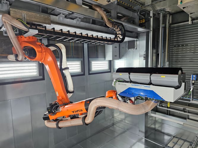 Brush cleaning application